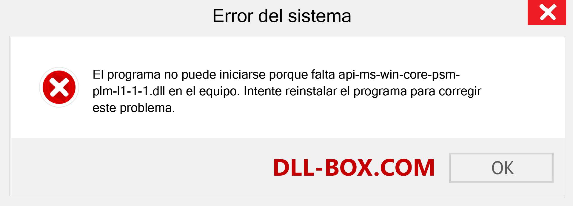 ¿Falta el archivo api-ms-win-core-psm-plm-l1-1-1.dll ?. Descargar para Windows 7, 8, 10 - Corregir api-ms-win-core-psm-plm-l1-1-1 dll Missing Error en Windows, fotos, imágenes
